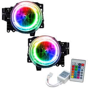 Toyota FJ Cruiser Headlight Assemblies - ORACLE Lighting - ColorSHIFT w/ Simple Controller - `07-`14